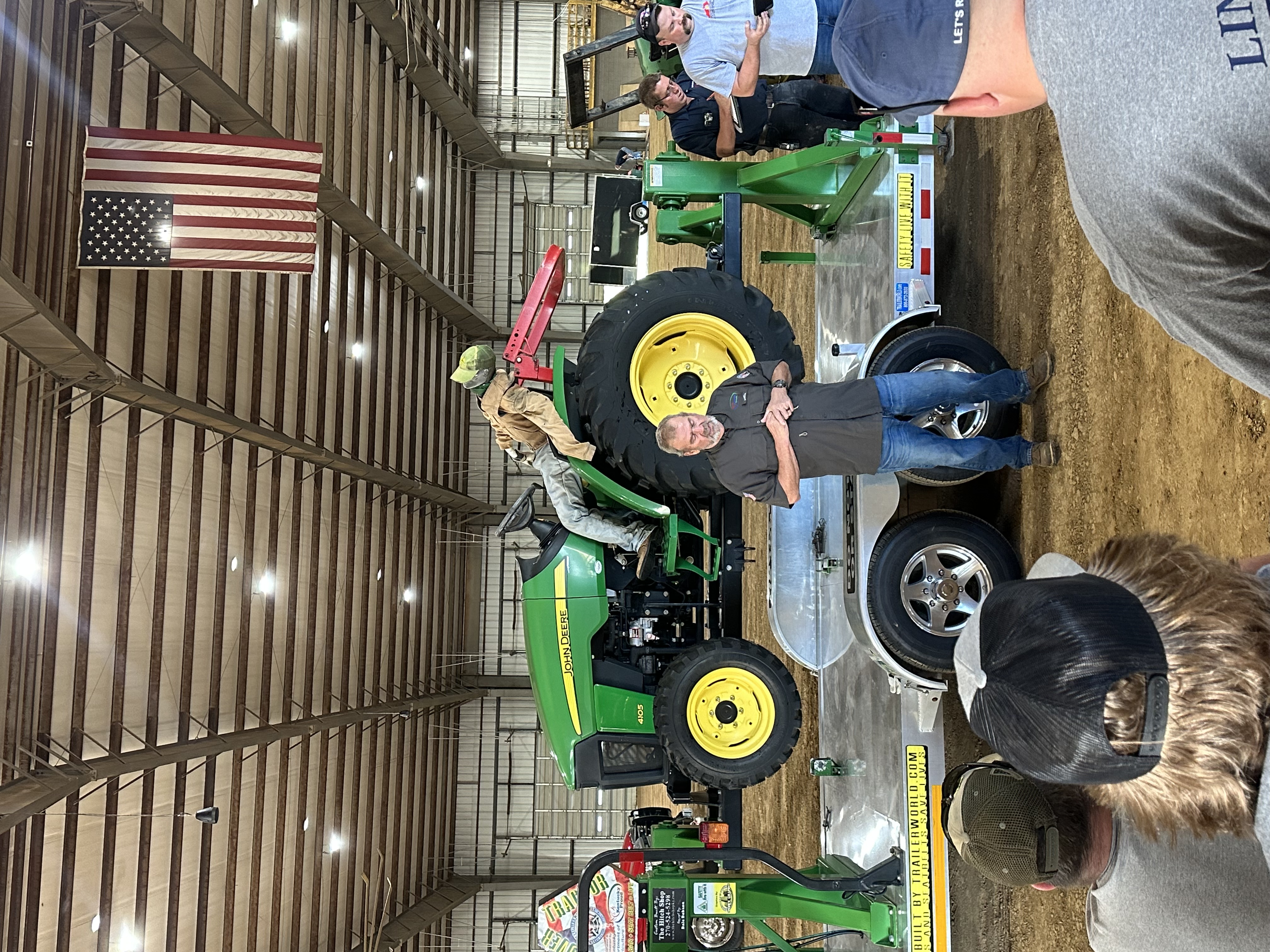 man with tractor