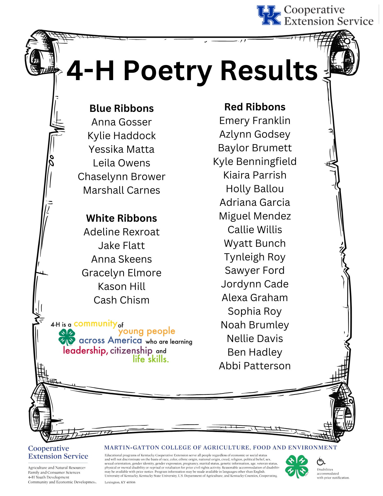 poetry contest results